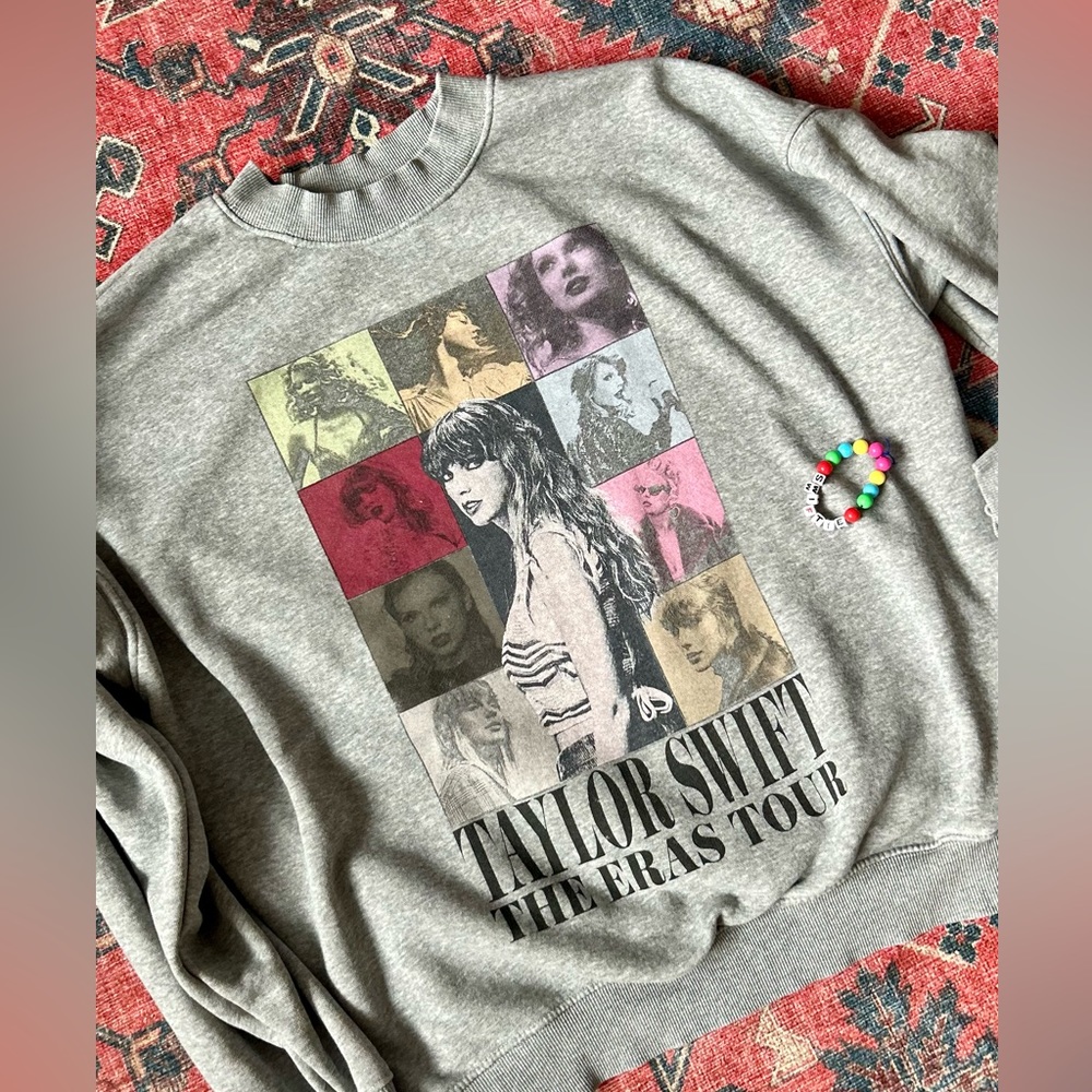 Taylor Swift ERAS sweatshirt & bracelet